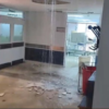 Colapsó el techo de un sector del Hospital de Niños tras el fuerte temporal que azotó a La Plata