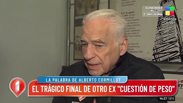 Alberto Cormillot habló de la muerte de Hernán Terranova