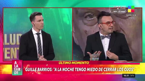 El escalofriante relato del periodista Guillermo Barrios tras superar un episodio de salud: “Estuve muerto”