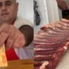 Un platense le pidió 1000 pesos de asado a un carnicero