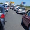 Gran embotellamiento en la Autopista La Plata - Buenos Aires por un accidente