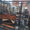 Se incendió una vivienda en Arturo Seguí y una mujer debió ser rescatada de las llamas