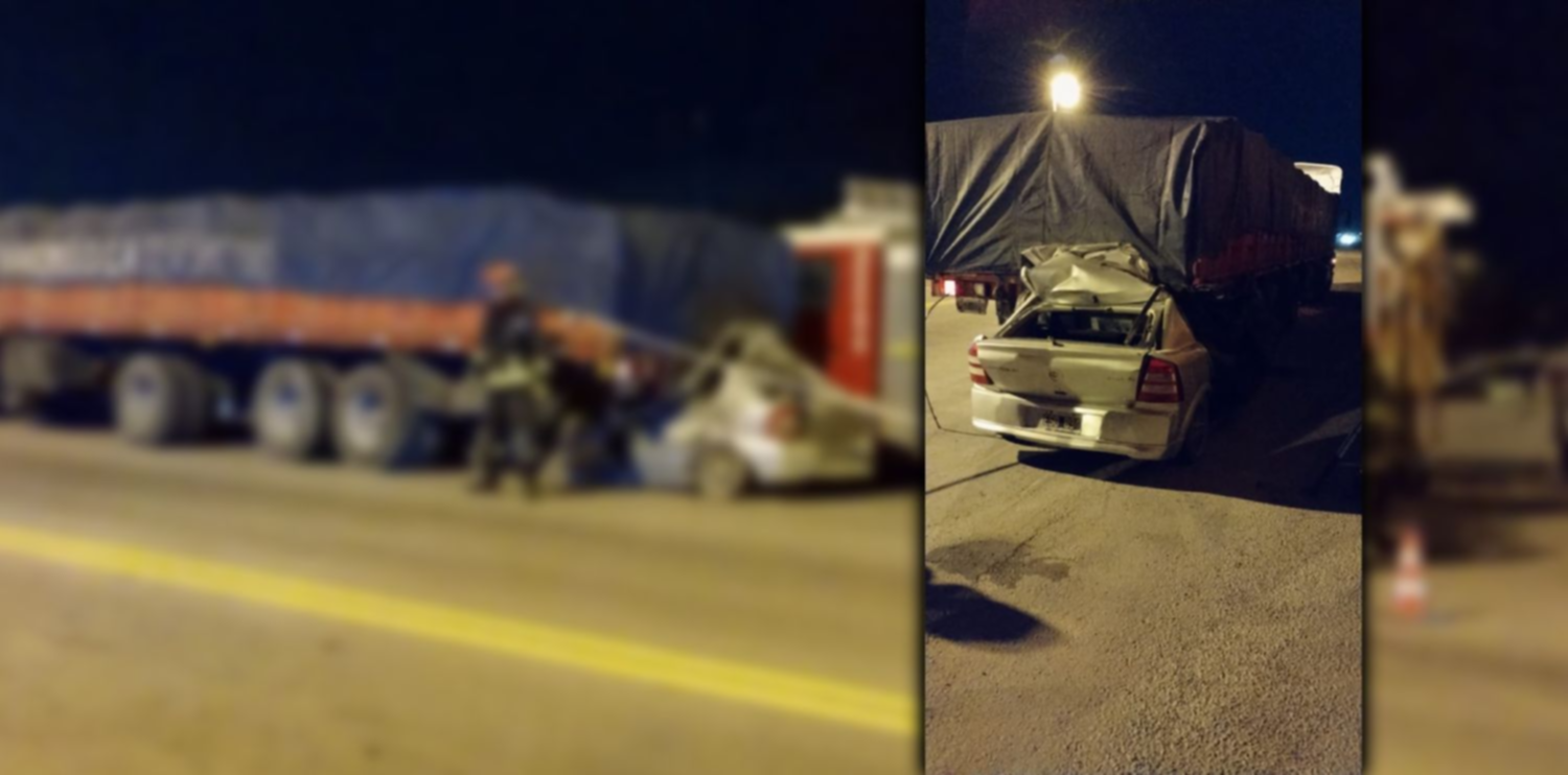 Un hombre murió tras chocar con su auto contra un camión en Ruta 3