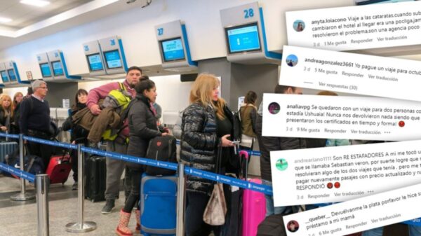 Los mensajes de bronca y decepción de los turistas estafados por la agencia de viajes