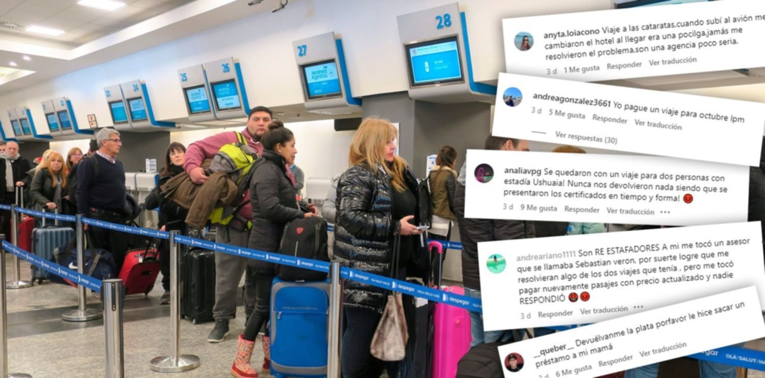 Los mensajes de bronca y decepción de los turistas estafados por la agencia de viajes