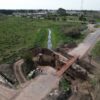 Arrancaron las obras y así avanzan dos puentes nuevos sobre un arroyo clave de La Plata