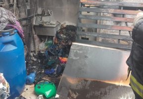 Al borde de la tragedia: se desató un incendio mientras dormía y terminó con quemaduras