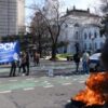 Terminó la protesta y se levantaron los piquetes de UPCN que generaron caos en La Plata