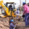 Avanza la colocación de cloacas para más de 2.500 vecinos de Altos de San Lorenzo