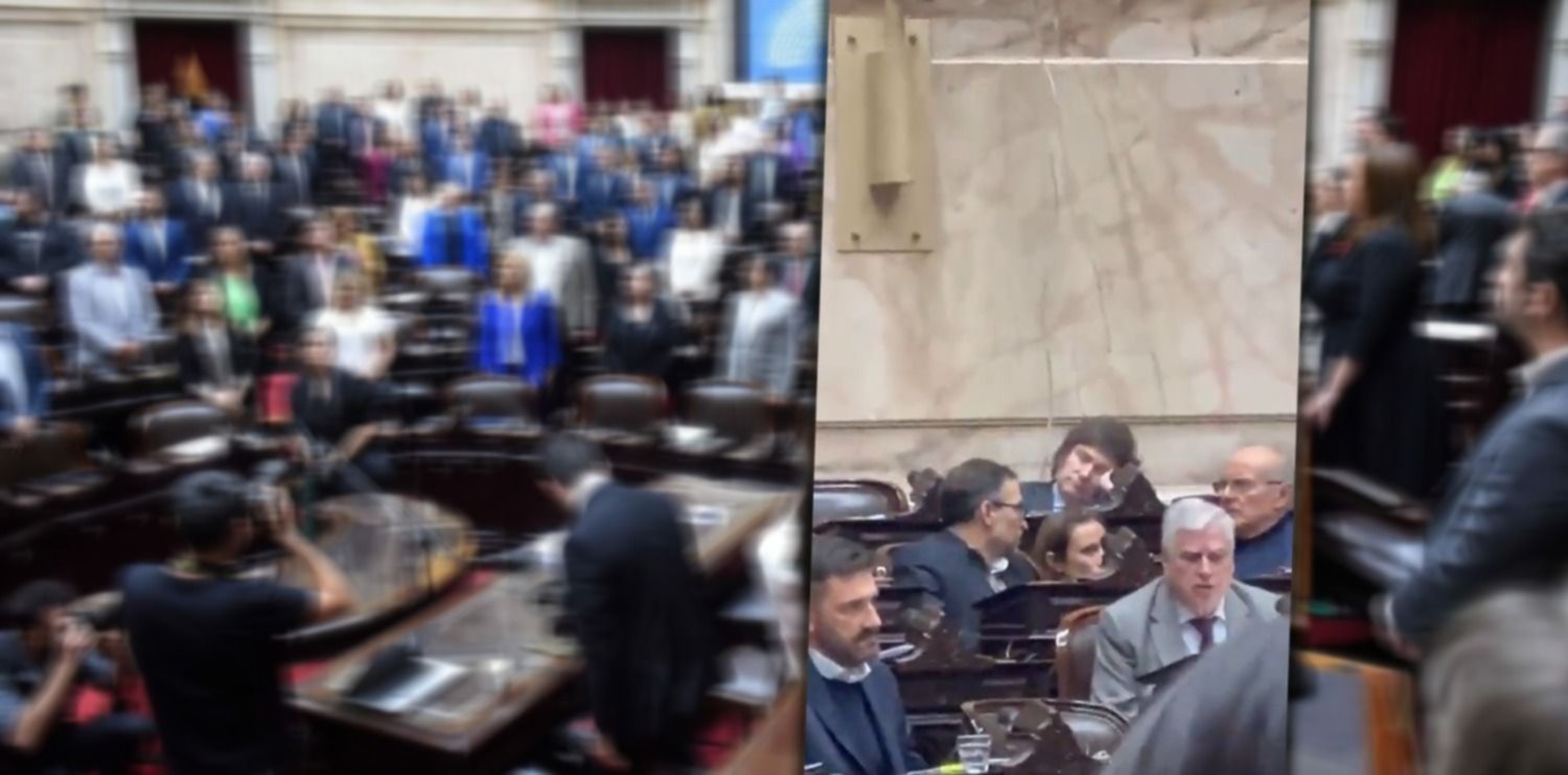 VIDEO: Milei se durmió en pleno debate por Ganancias y se convirtió en tendencia