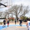 Sumaron quince canchas de básquet y fútbol tenis en ramblas