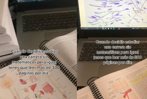 Estudiaba para un examen de la UNLP