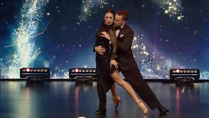 Baile y seducción: la pareja de tango que impactó en Got Talent Argentina y logró el botón dorado