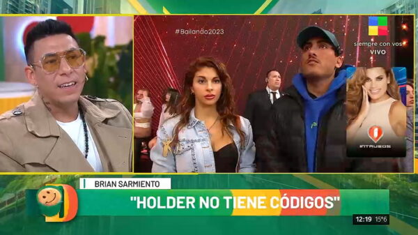 Brian Sarmiento apuntó contra Tomás Holder y cuestionó a su compañero del Bailando: “No tenés códigos”