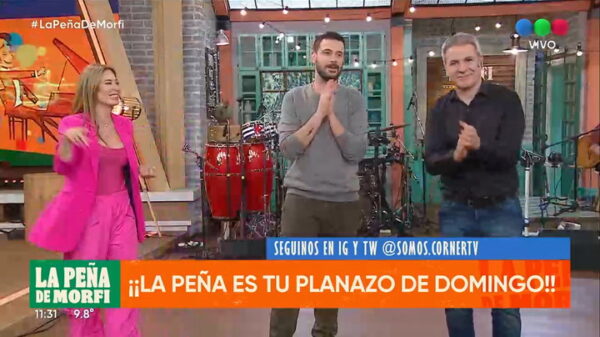 Diego Leuco debutó como conductor invitado de La Peña de Morfi: “Esperamos estar a la altura”