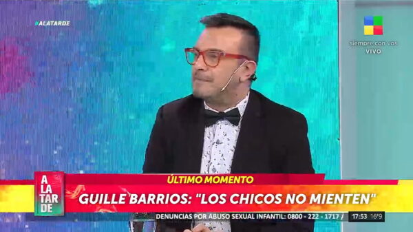 El doloroso relato de Guille Barrios: “Fui abusado por un pariente cercano”