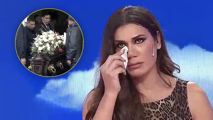 La mamá del Polaco fue a despedir a Silvina Luna en su funeral: “Mi hijo está muy triste