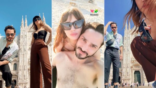 Las románticas vacaciones de Celeste Cid y Abril Sosa en Italia: playa