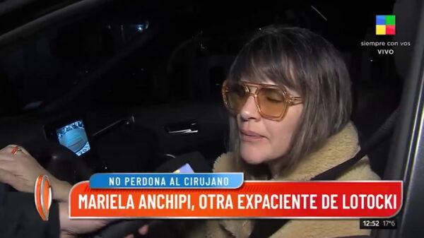 Mariela Anchipi contó que fue operada por Lotocki y lloró por la muerte de Silvina Luna: “Ojalá no ejerza nunca más”