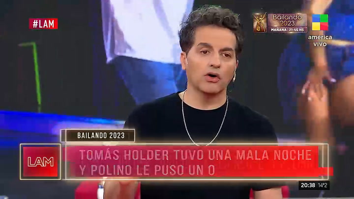 Tomás Holder se descompensó y tuvo que ir a una guardia después de su participación en Bailando 2023
