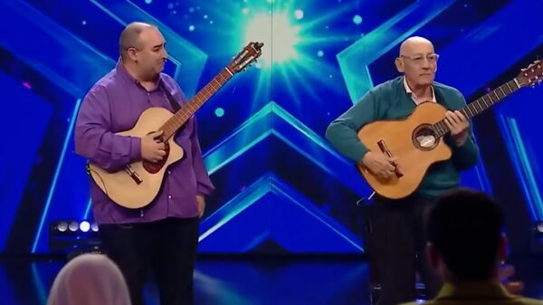 Un abuelo que asistió a Got Talent engañado por su nieto emocionó a todos con su virtuosismo