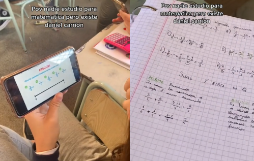 Un platense tuvo una curiosa forma de estudiar